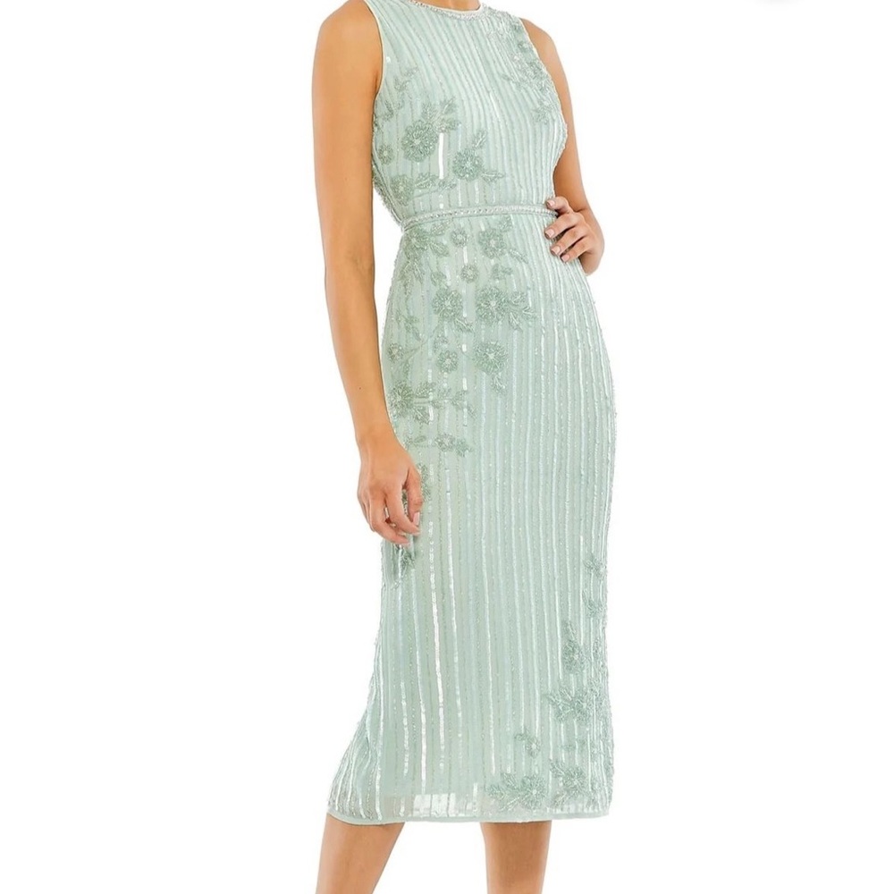 Mac Duggal Seafoam Dress 4